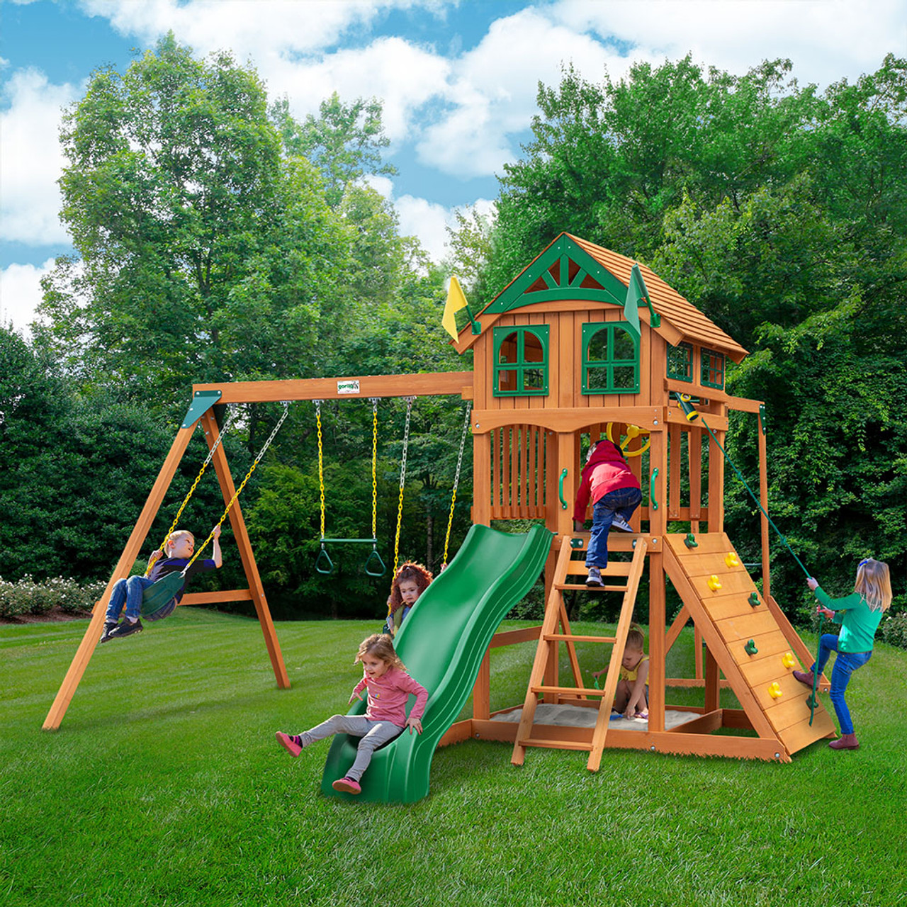 Outing w/ Monkey Bars w/ Standard Wood Roof